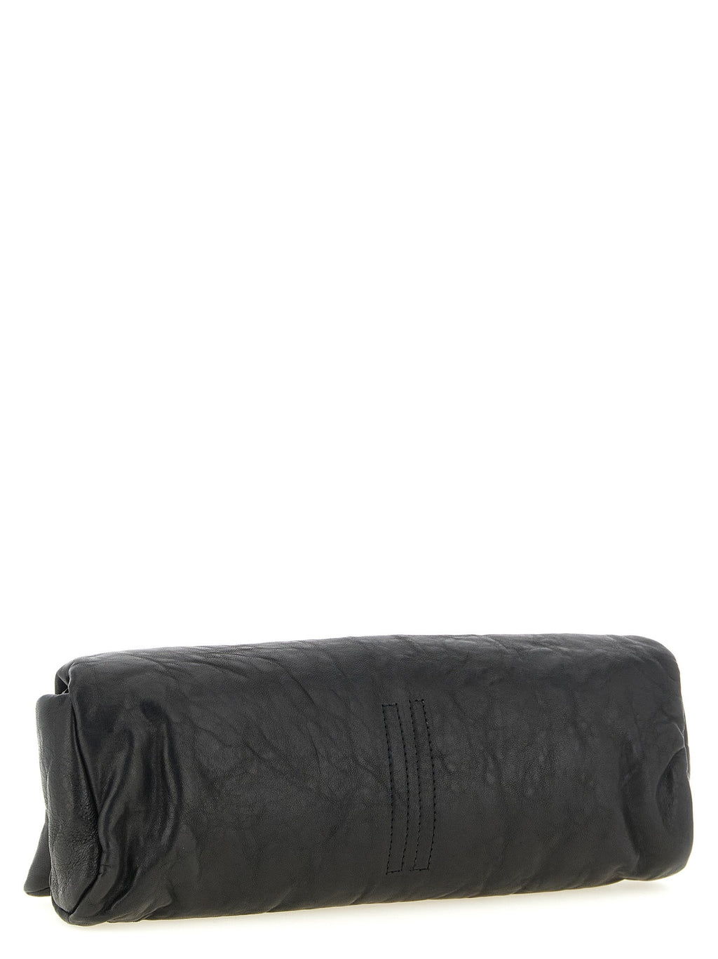Schwarze Lammleder-Clutch Rick Owens