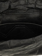 Schwarze Lammleder-Clutch Rick Owens