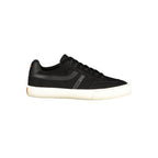 Schwarze Sportschuhe aus Polyester