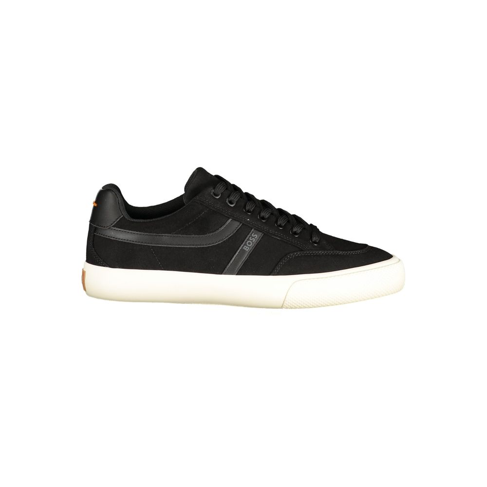 Schwarze Sportschuhe aus Polyester