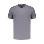 Blaues Baumwoll-T-Shirt für Herren