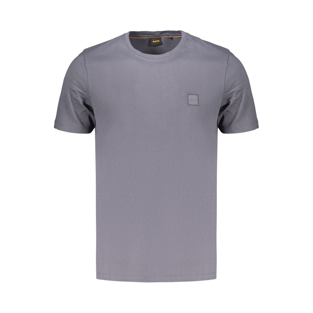 Blaues Baumwoll-T-Shirt für Herren