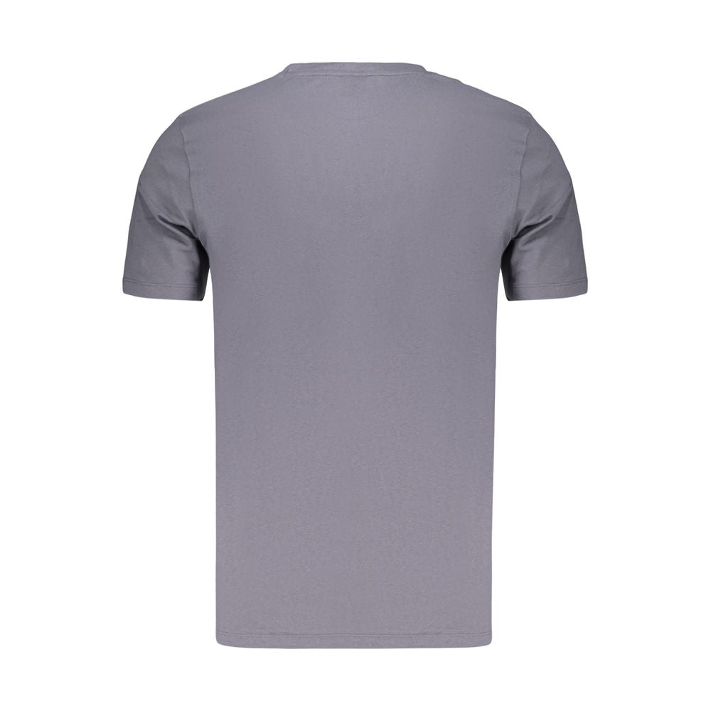 Blaues Baumwoll-T-Shirt für Herren
