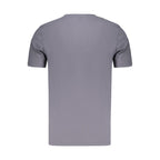 Blaues Baumwoll-T-Shirt für Herren