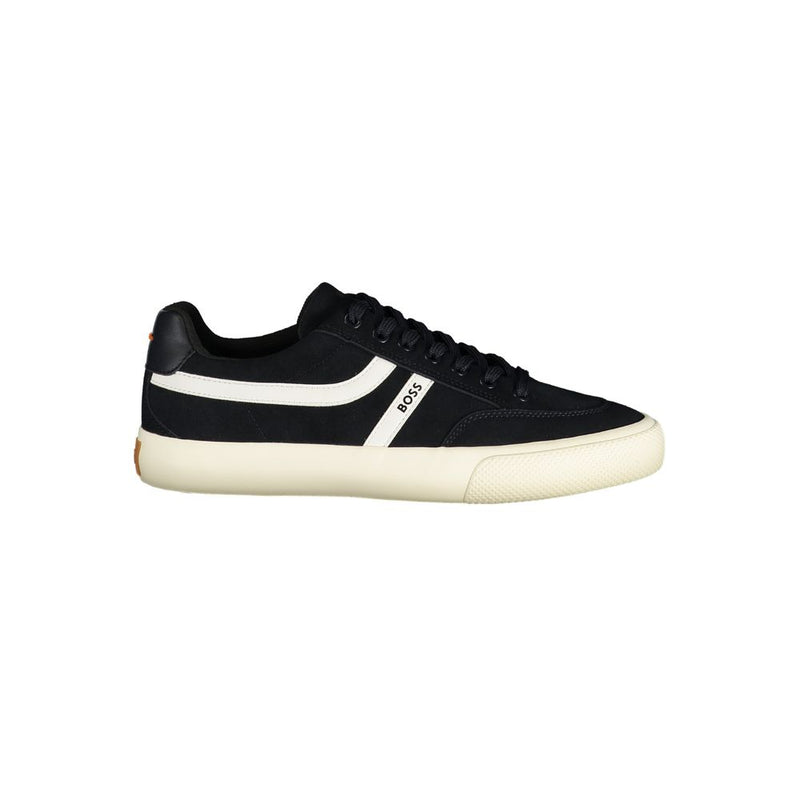 Blauer Sneaker aus Polyurethan für Herren