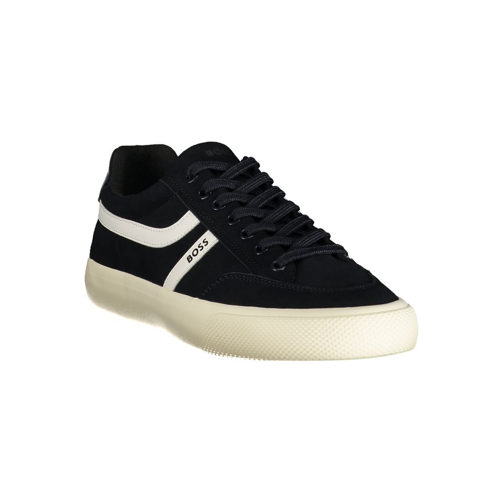 Blauer Sneaker aus Polyurethan für Herren