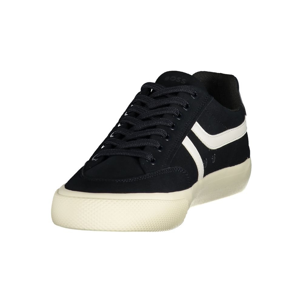 Blauer Sneaker aus Polyurethan für Herren