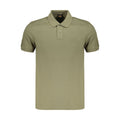 Grünes Herren-Poloshirt aus Baumwolle