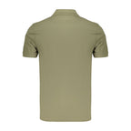 Grünes Herren-Poloshirt aus Baumwolle