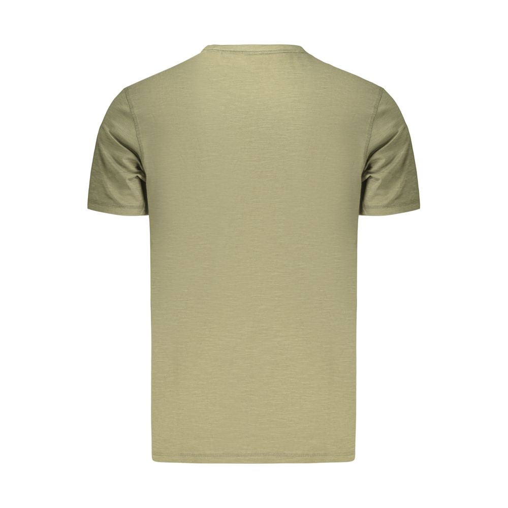 Grünes Baumwoll-T-Shirt für Herren