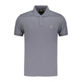 Blaues Baumwoll-Poloshirt für Herren