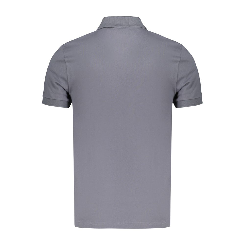 Blaues Baumwoll-Poloshirt für Herren