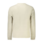 Beige Baumwollhemd für Herren