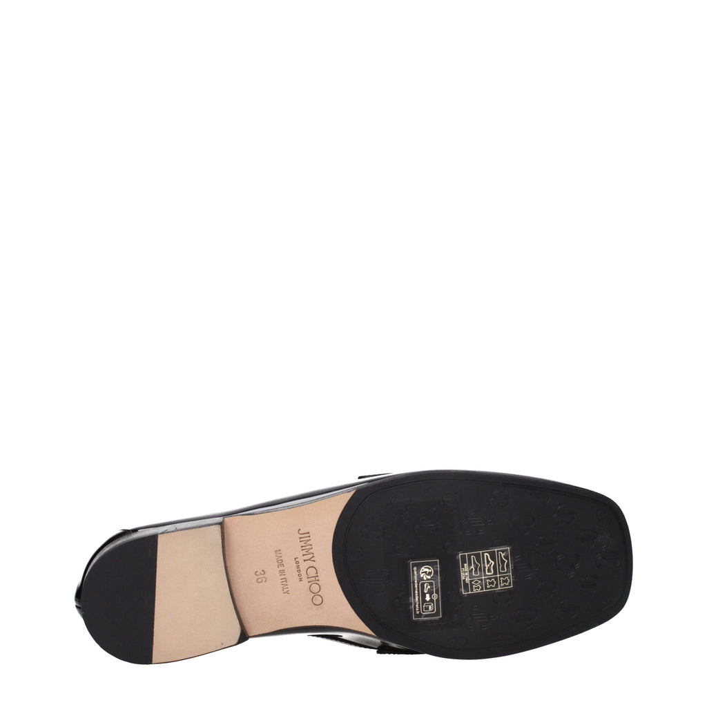 Schwarze Leder Loafer zum Hineinschlüpfen