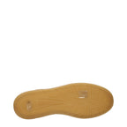 Beige Leather Low Top Sneakers