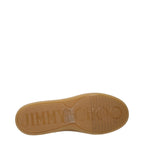 Beige Leder Low-Top Sneaker