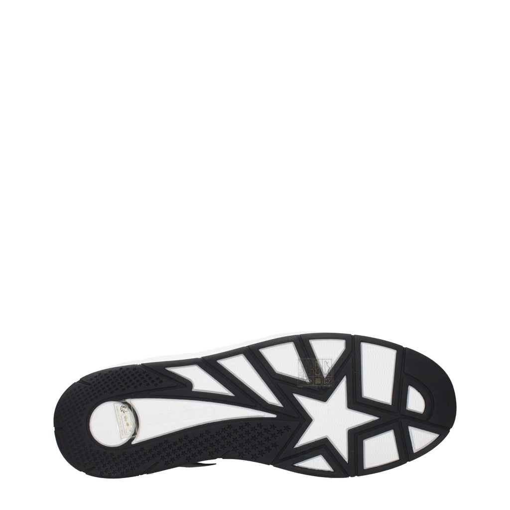 Schwarze Leder-Sneakers