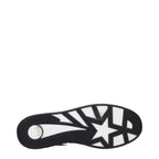 Schwarze Leder-Sneakers