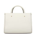 Weiße Ledertasche