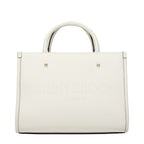 Weiße Ledertasche