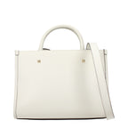 Weiße Ledertasche
