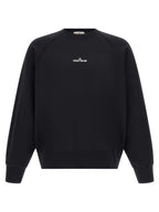 Schwarzer Baumwoll-Sweatshirt