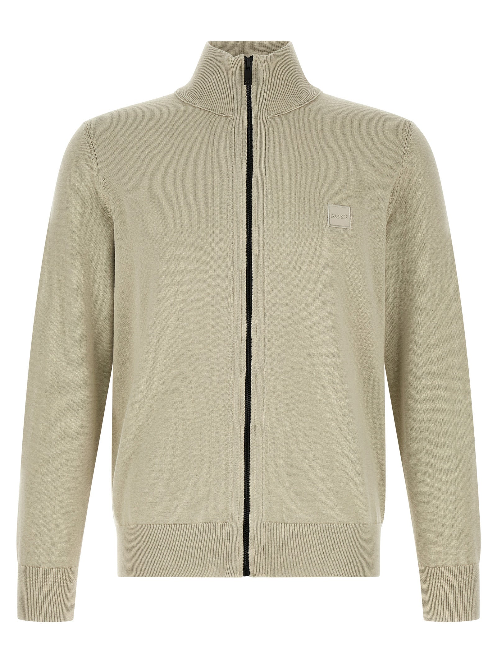 Beige Cotton Cardigan