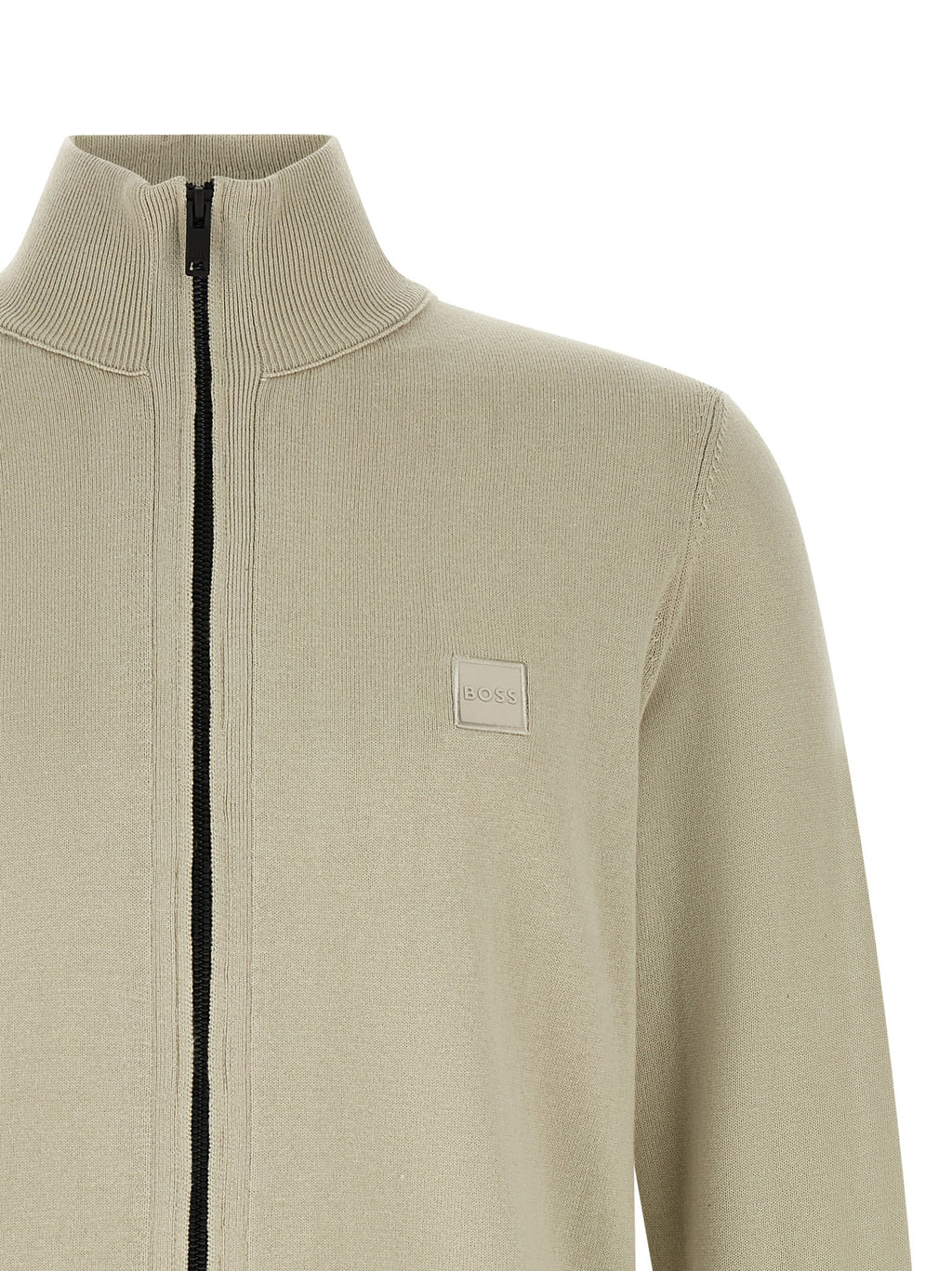 Beige Cotton Cardigan