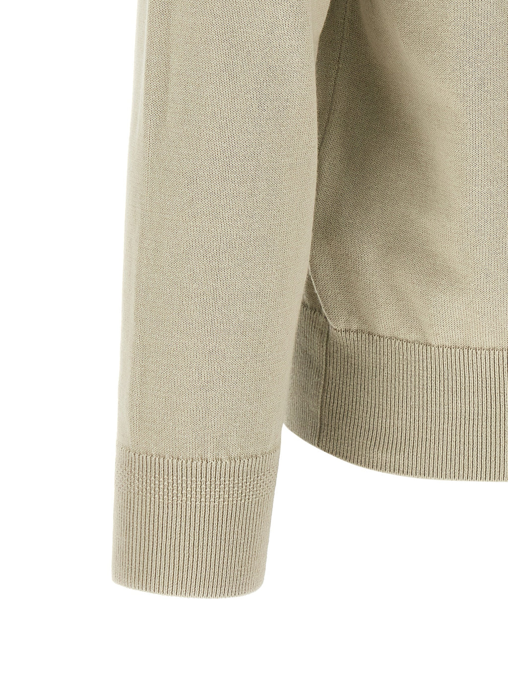 Beige Cotton Cardigan
