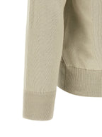 Beige Cotton Cardigan