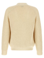 Beige Cotton Cardigan