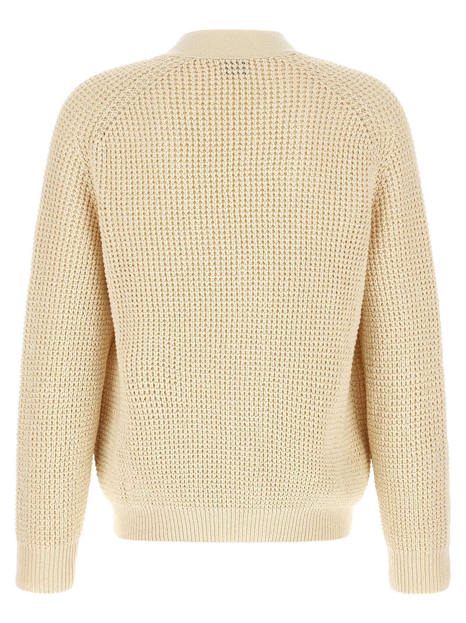 Beige Cotton Cardigan