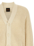 Beige Cotton Cardigan