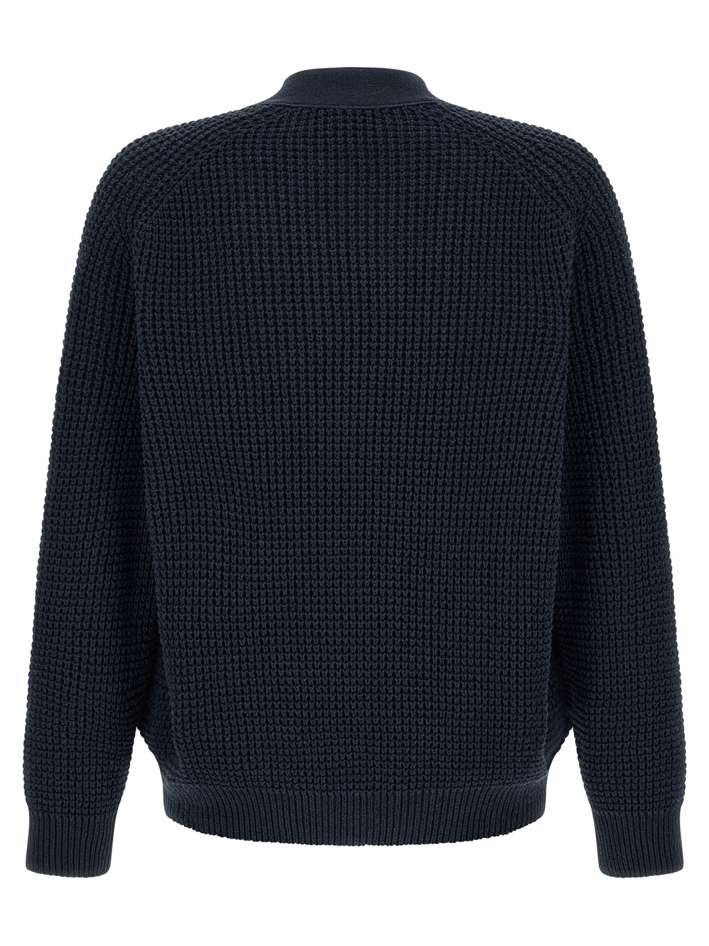 Blauer Baumwollcardigan