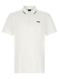 Weißes Poloshirt aus Baumwolle