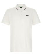 Weißes Poloshirt aus Baumwolle