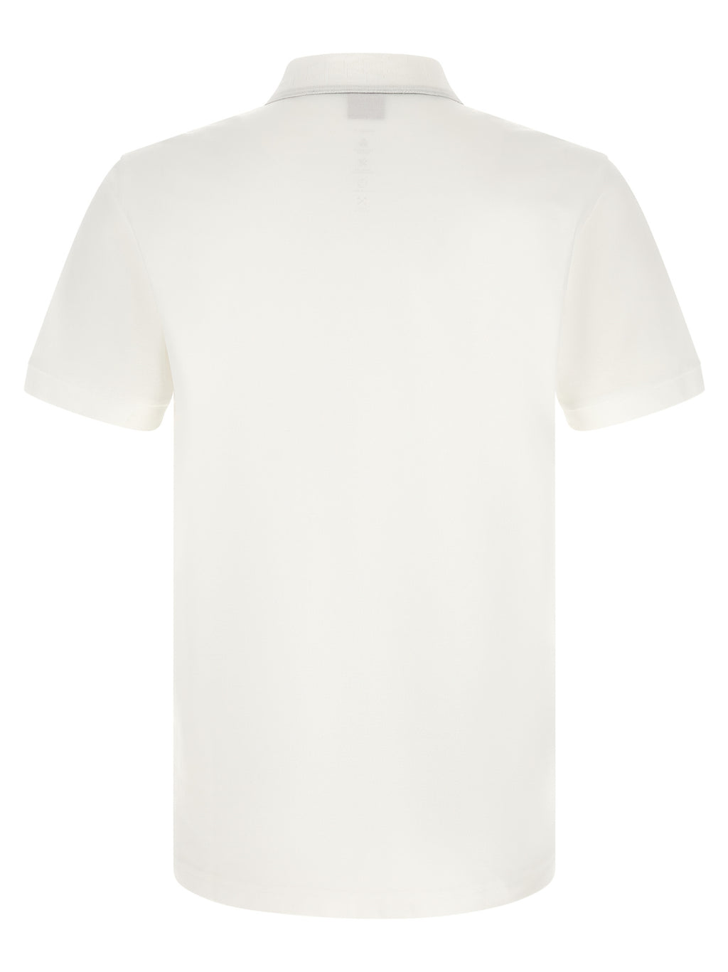 Weißes Poloshirt aus Baumwolle