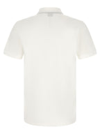 Weißes Poloshirt aus Baumwolle