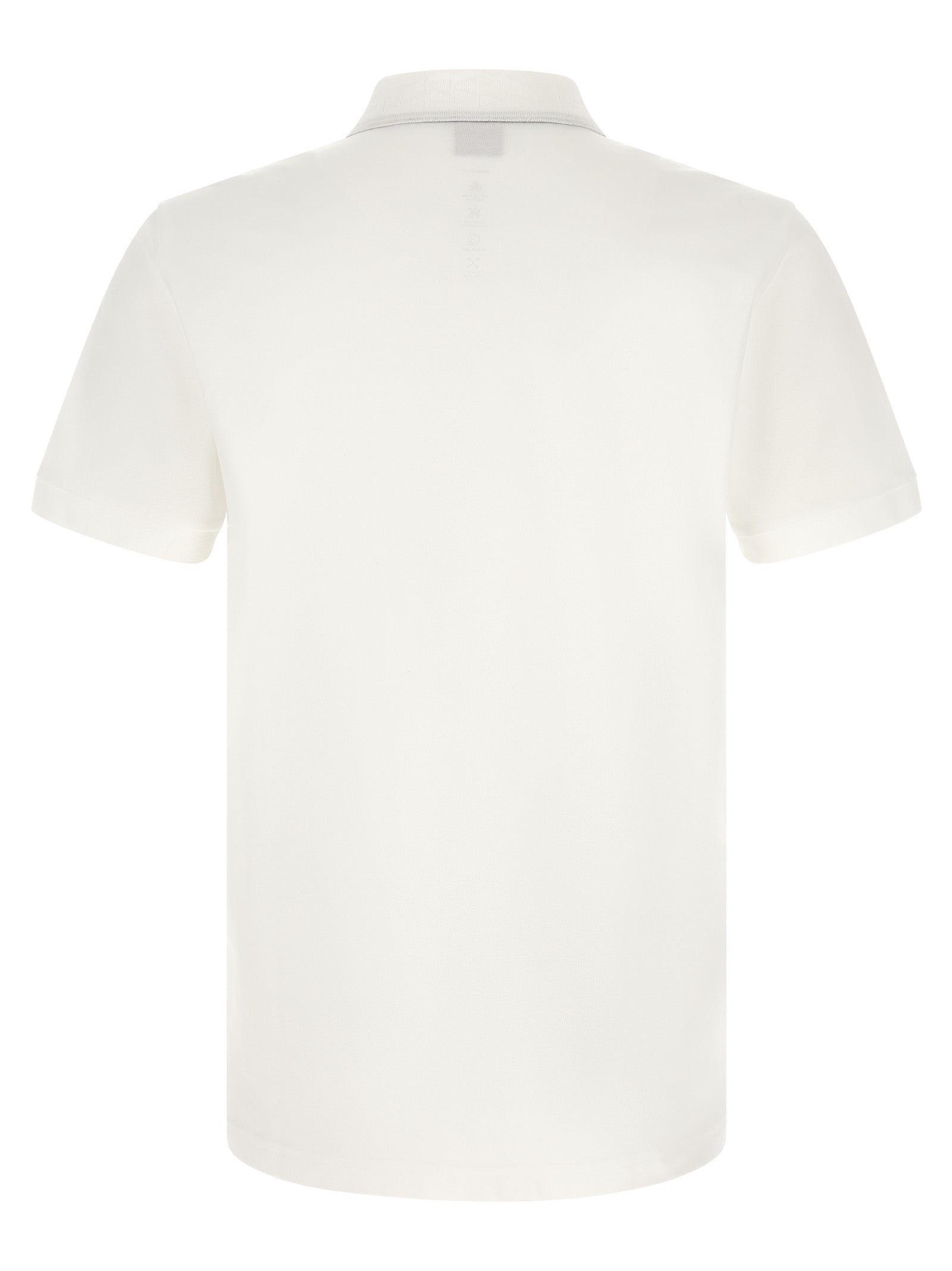 Weißes Poloshirt aus Baumwolle