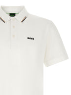 Weißes Poloshirt aus Baumwolle