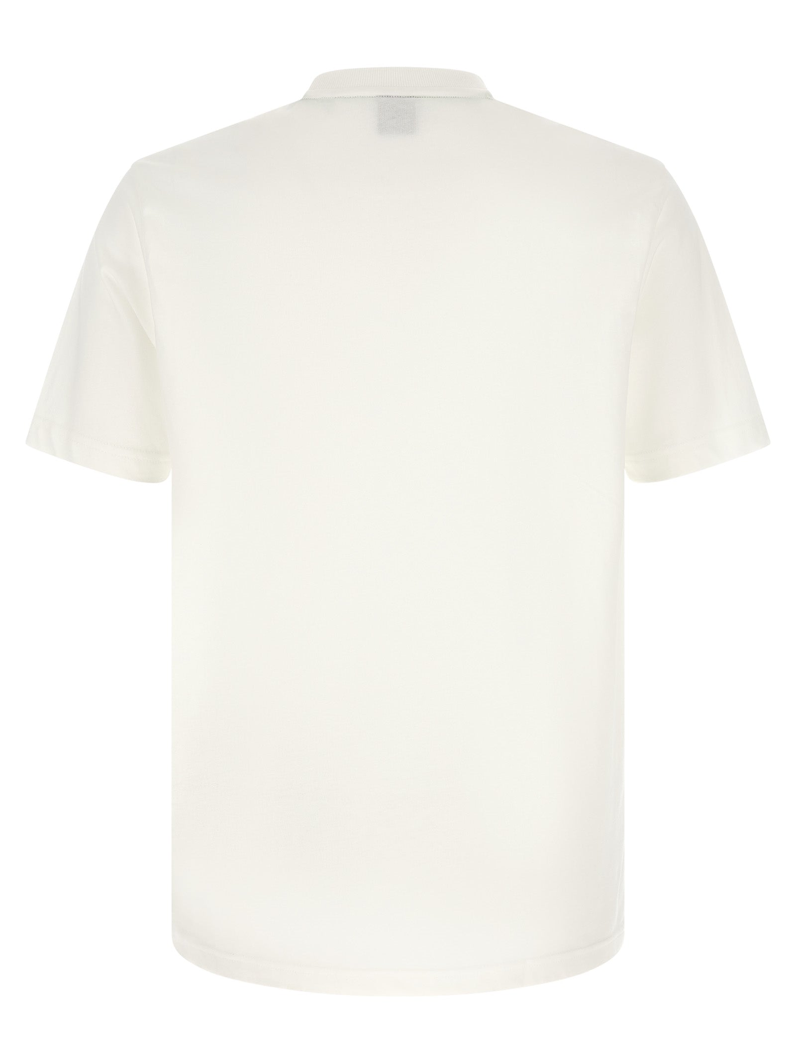 Weißes Baumwoll-T-Shirt
