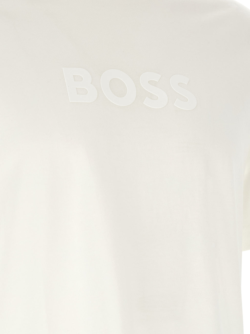 Weißes Baumwoll-T-Shirt