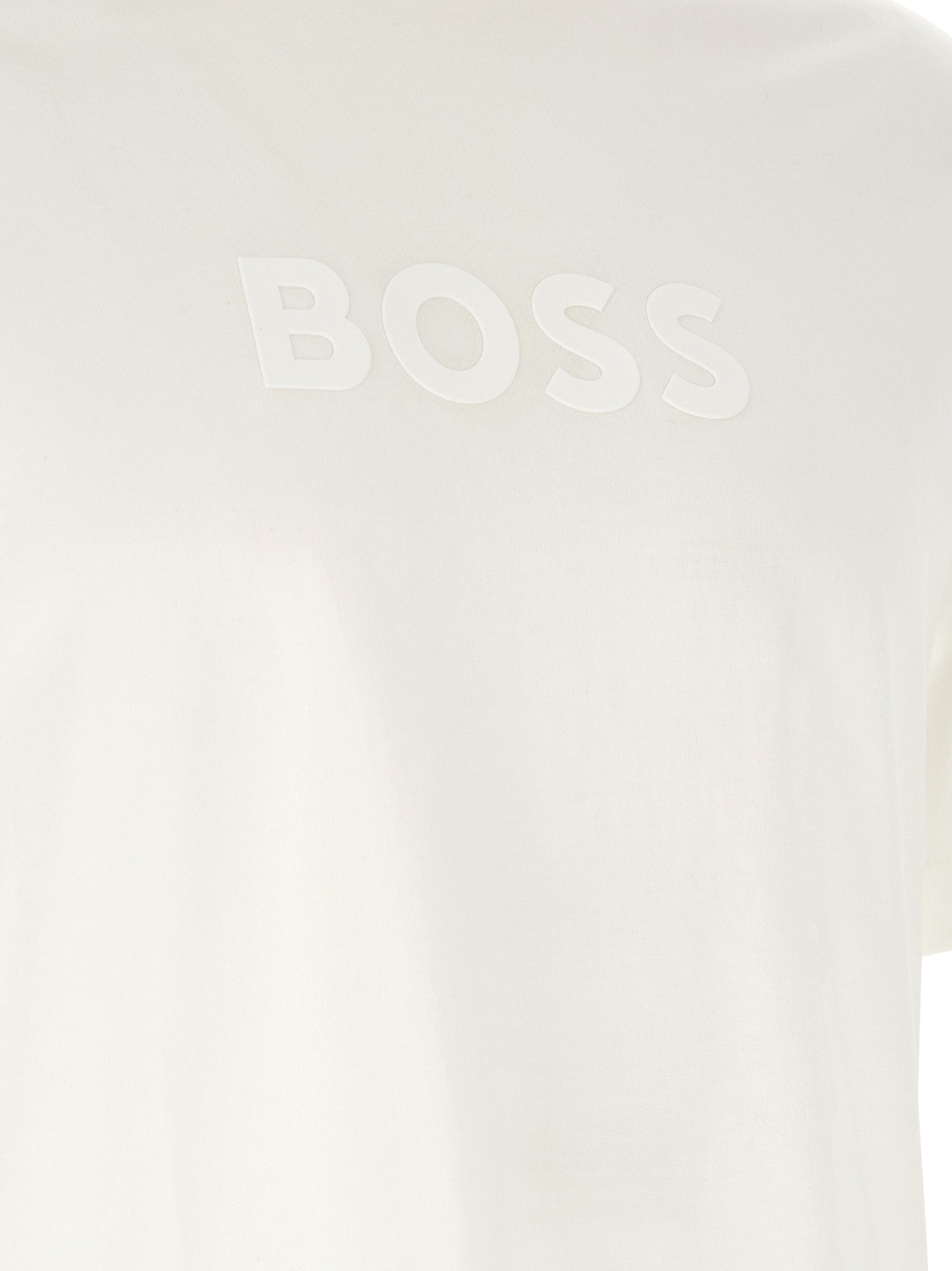 Weißes Baumwoll-T-Shirt