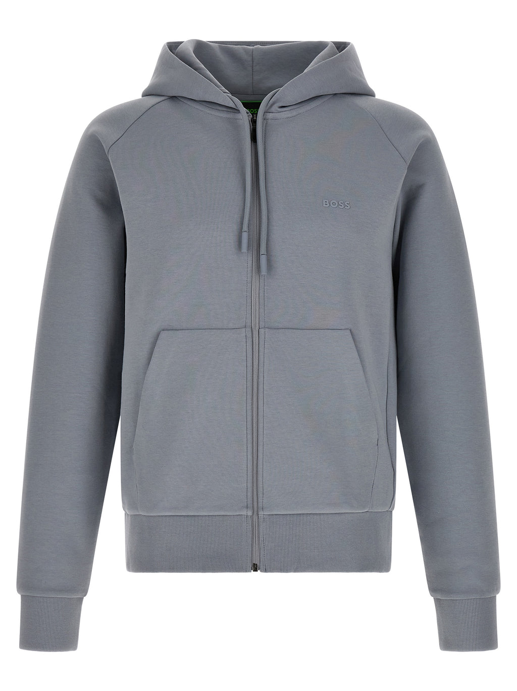 Grauer Baumwollpullover