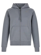 Grauer Baumwollpullover