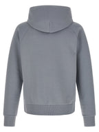 Grauer Baumwollpullover