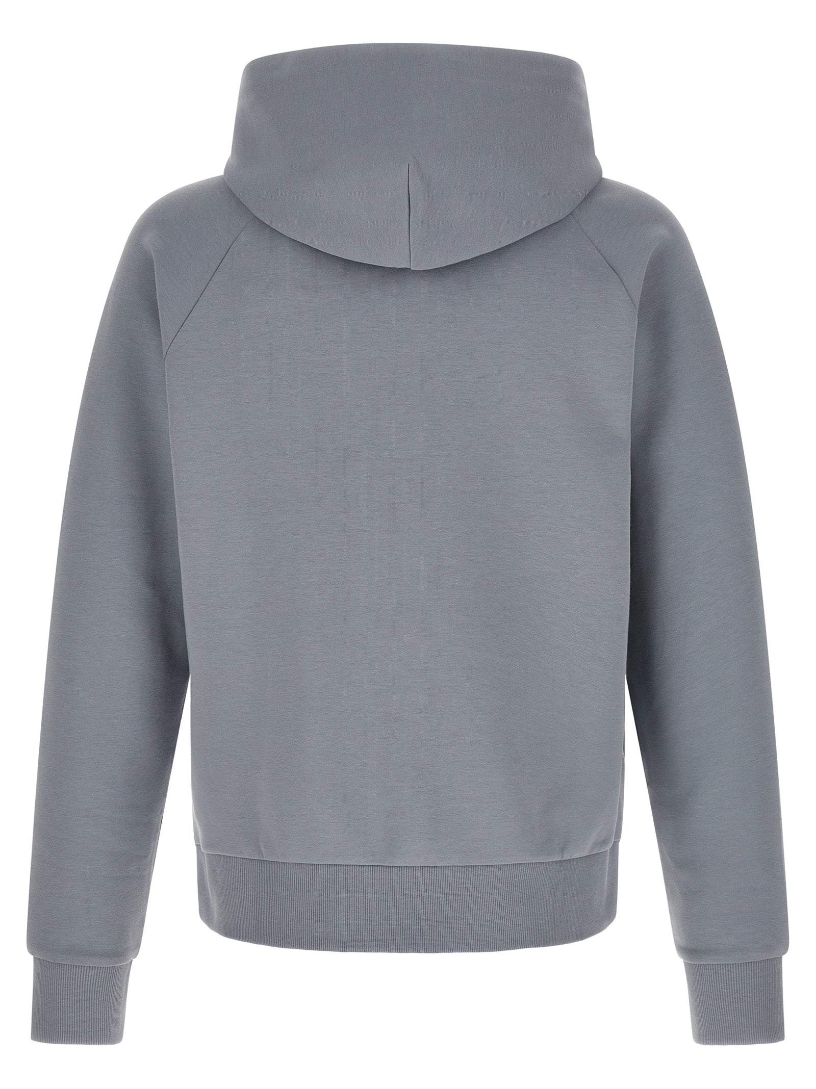Grauer Baumwollpullover