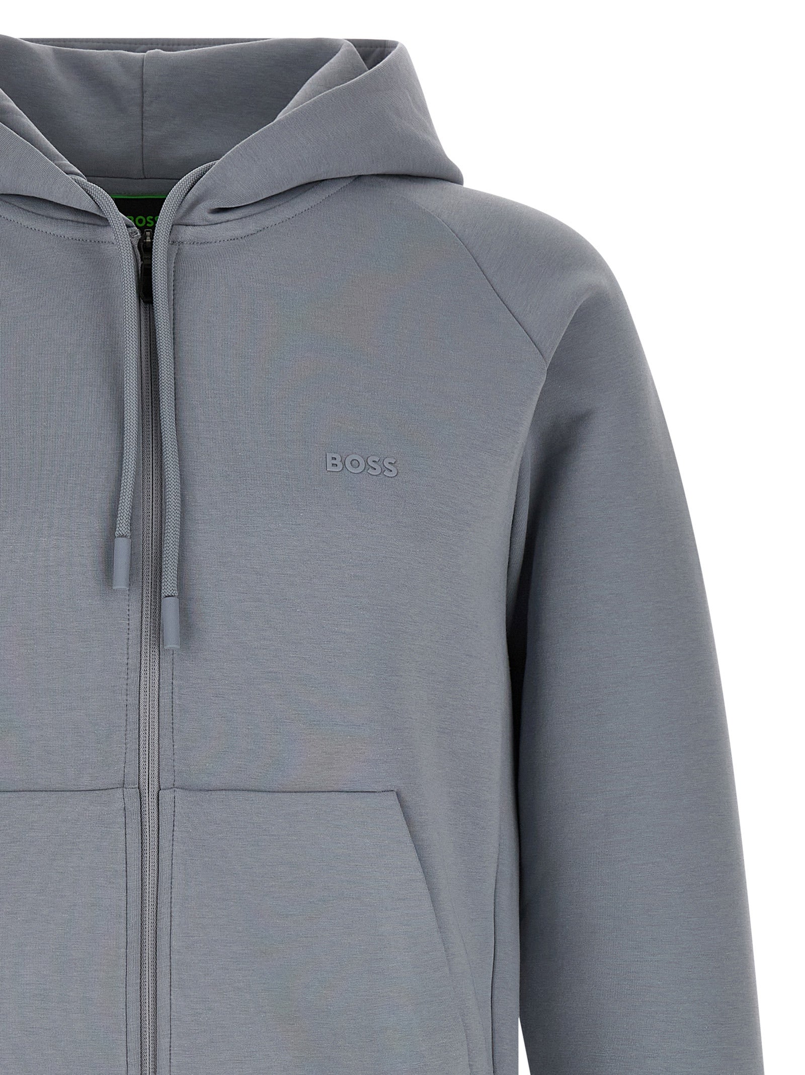 Grauer Baumwollpullover