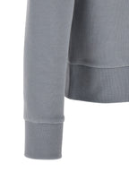 Grauer Baumwollpullover