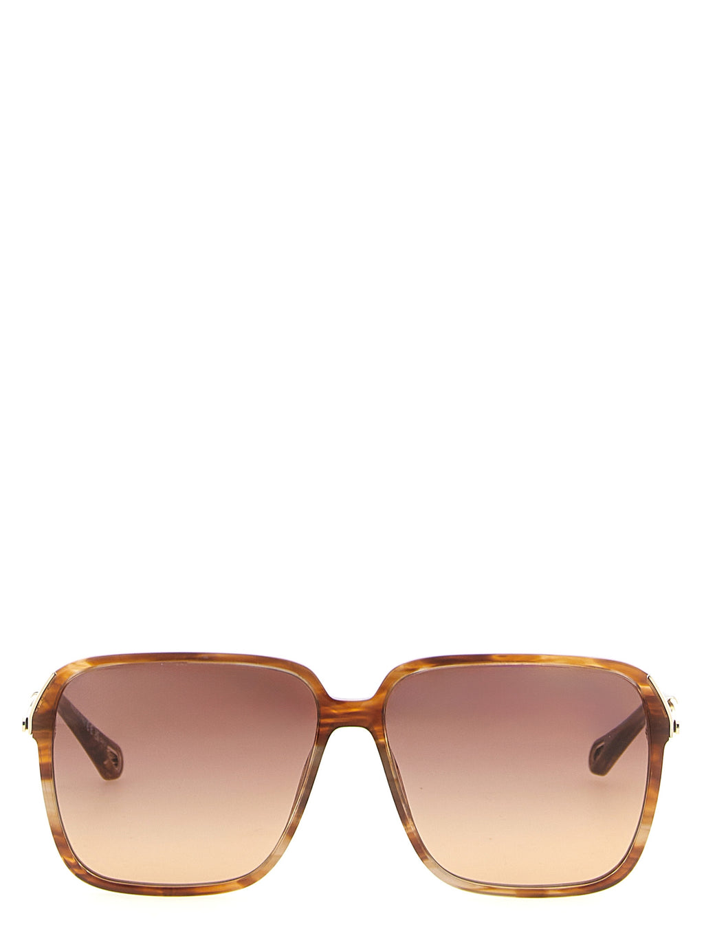 Braune Sonnenbrille aus Acetat 339144BM